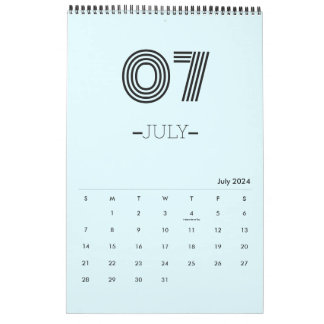 Calendrier des planificateurs minimalistes