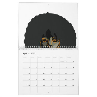 Calendrier des portraits de femmes afro-américaine