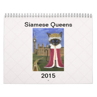 Calendrier des reines de Siamese - 2015
