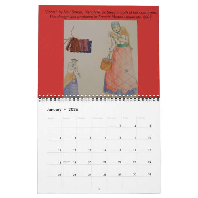 Calendrier des remises de costumes (Jan 2026)