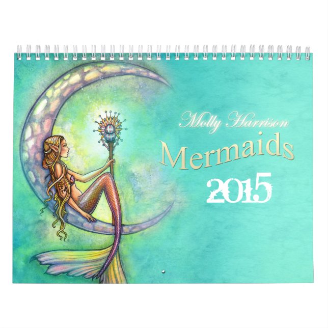 Calendrier des sirènes 2015 par Molly Harrison (Protection)