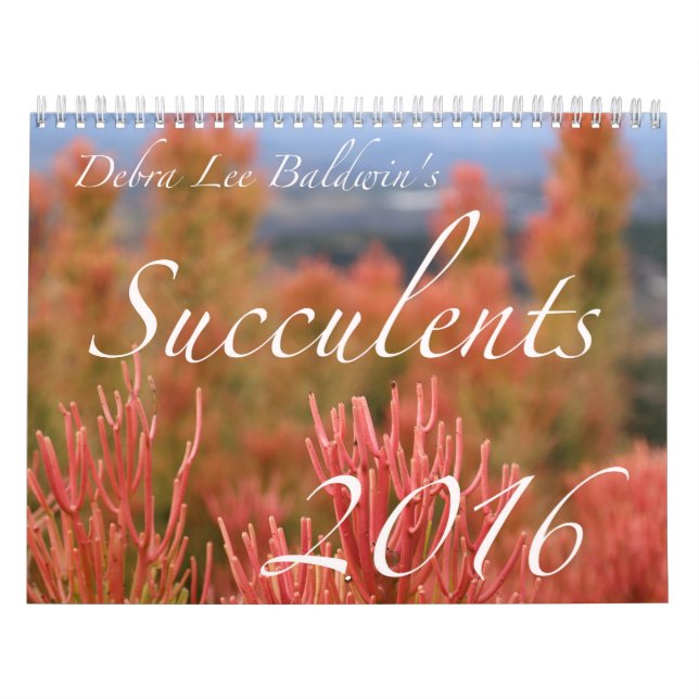 Calendrier des Succulents 2016 par Debra Lee (Protection)