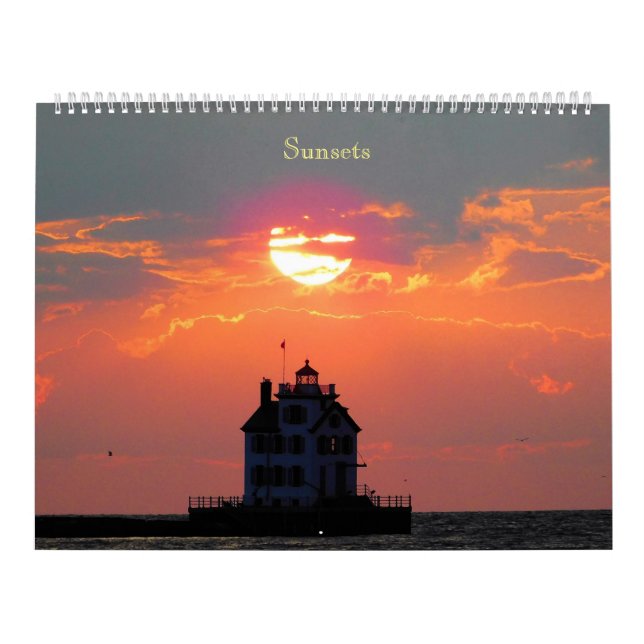 Calendrier des Sunsets du lac (Protection)