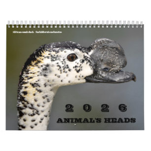 Calendrier des têtes d'animal