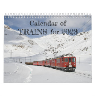 Calendrier des trains pour 2023 vapeur et diesel