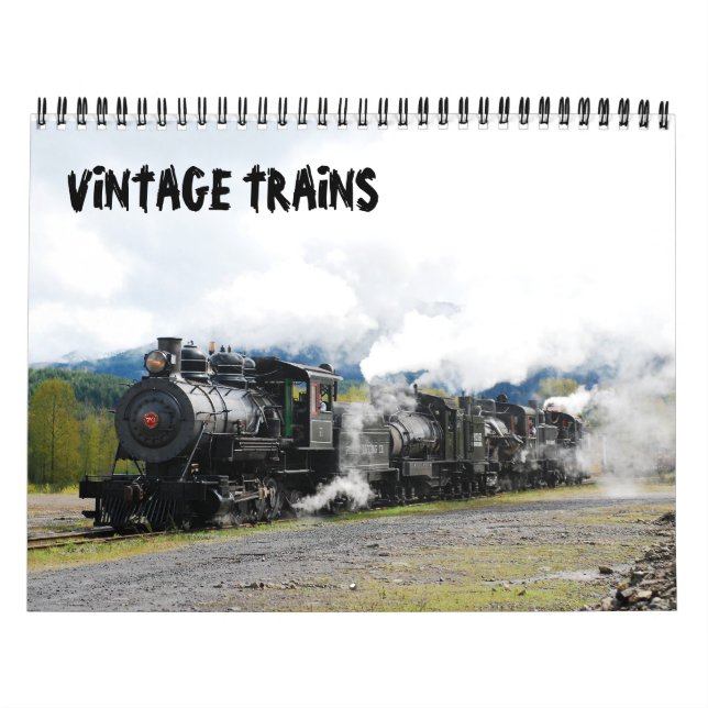 CALENDRIER DES TRAINS vintages (Protection)