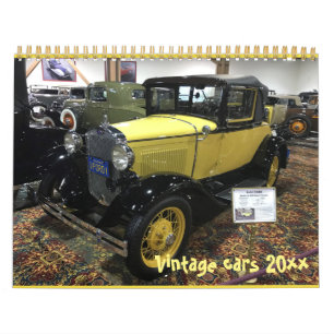 Calendrier des voitures anciennes