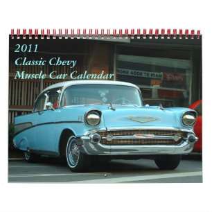 Calendrier des voitures de muscle Chevy Classic 20
