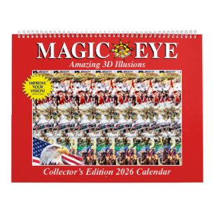 Calendrier des yeux magiques USA 2026 de 14,25 po