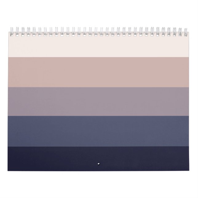 Calendrier Design, contemporain, poli et personnalisable (Protection)