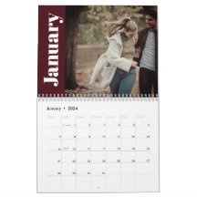 Design et moderne 2024 Famille Photo personnalisée