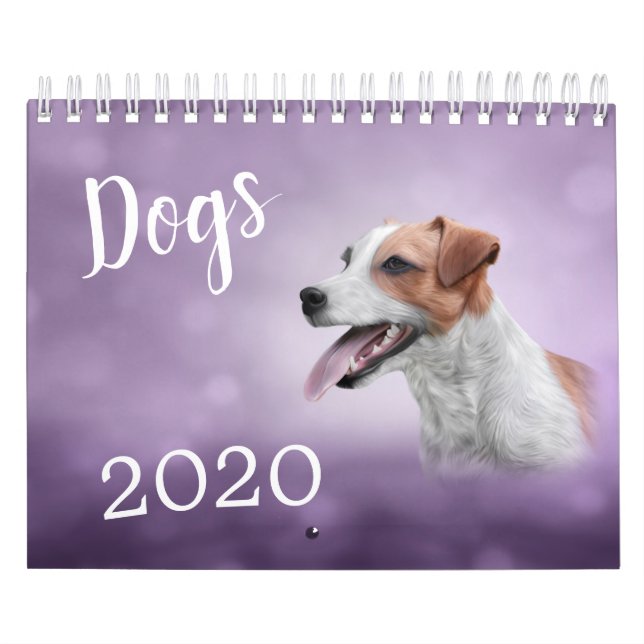 Calendrier Dessiner des chiens drôles (Protection)
