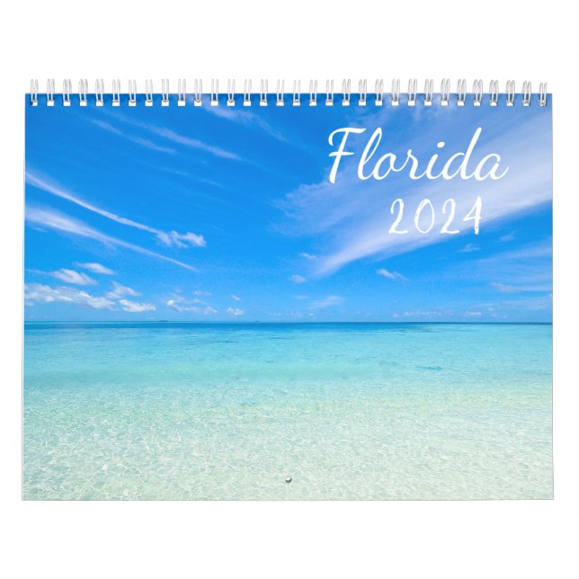 Calendrier Destin Florida Beach Photographie Balnéaire 2024 M (Protection)