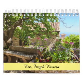 Calendrier d'Eze, sur la Côte d'Azur