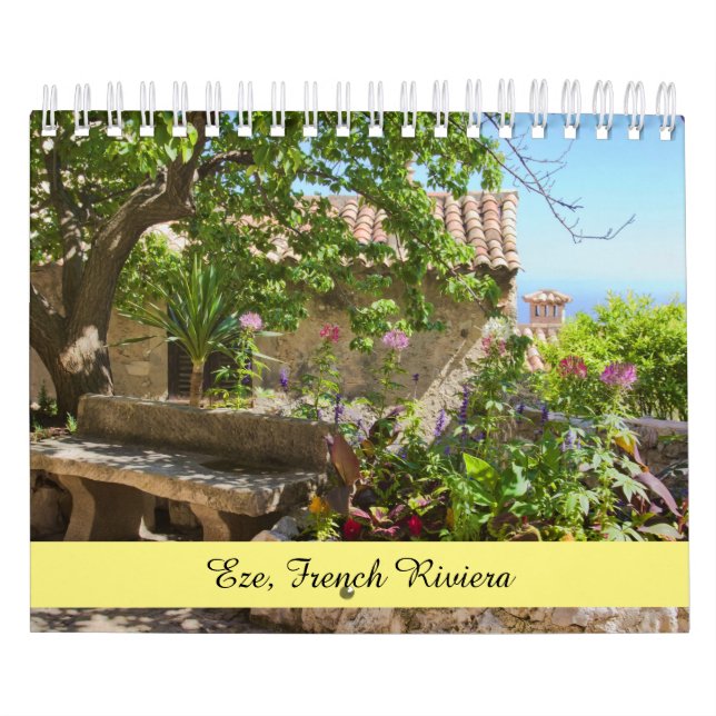 Calendrier d'Eze, sur la Côte d'Azur (Protection)