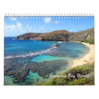 Calendrier d'Hawaï de baie de Hanauma
