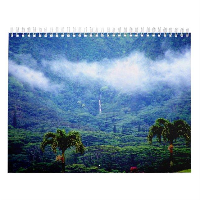 Calendrier d'Hawaï de vallée de Manoa (Protection)