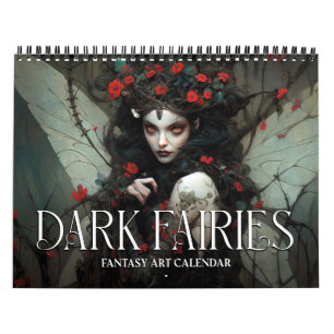 Calendrier d'Imaginaire 2026 des fées noires