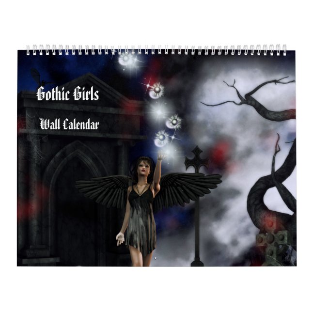 Calendrier d'Imaginaire des filles gothiques (Protection)