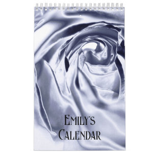 Calendrier d'impression Rose métallique