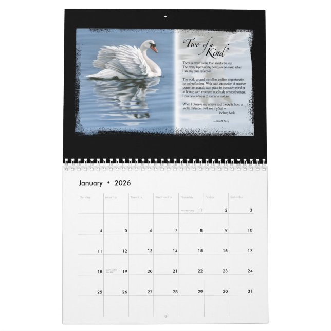Calendrier d'inspiration de cheval, ©Kim McElroy (Jan 2026)