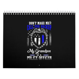 Calendrier Distressed Mon Petit-Fils Est Un Cadeau D'Agent De