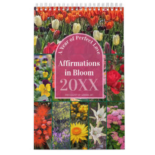 Calendrier Dites-le quotidiennement Affirmations en fleurs 12