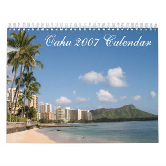 Calendrier d'Oahu 2007