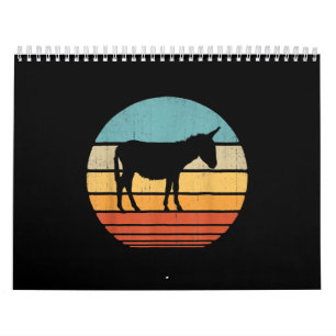 Calendrier Donkey 60s les années 70 Cadeaux Agriculteurs Hom