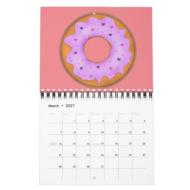 Calendrier Donuts Love Calendar (Mar 2027)