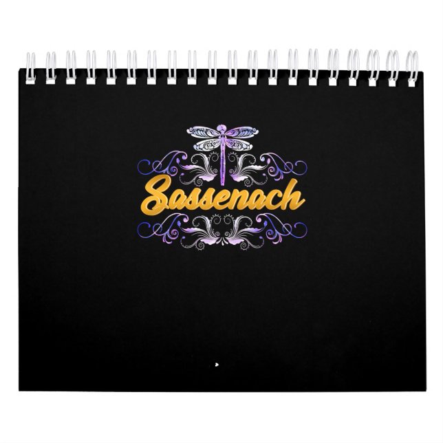 Calendrier Dragon bleu de Sassenach Outlander (Protection)