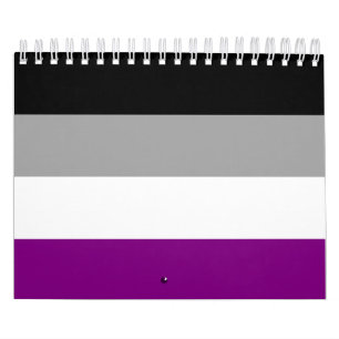 Calendrier Drapeau de la fierté asexuelle