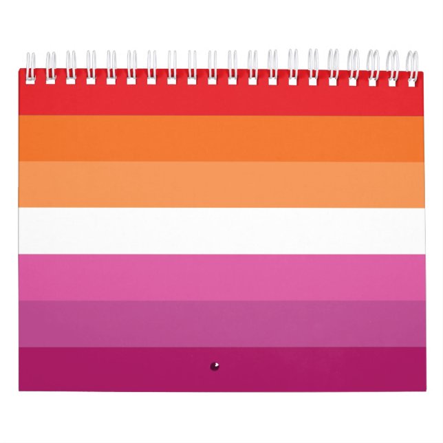 Calendrier Drapeau de la fierté lesbienne (Protection)