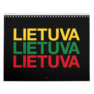 Calendrier Drapeau LITUANIE