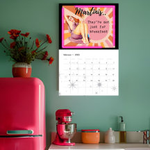 Calendrier drôle pour elle Cadeau Meilleure amie P