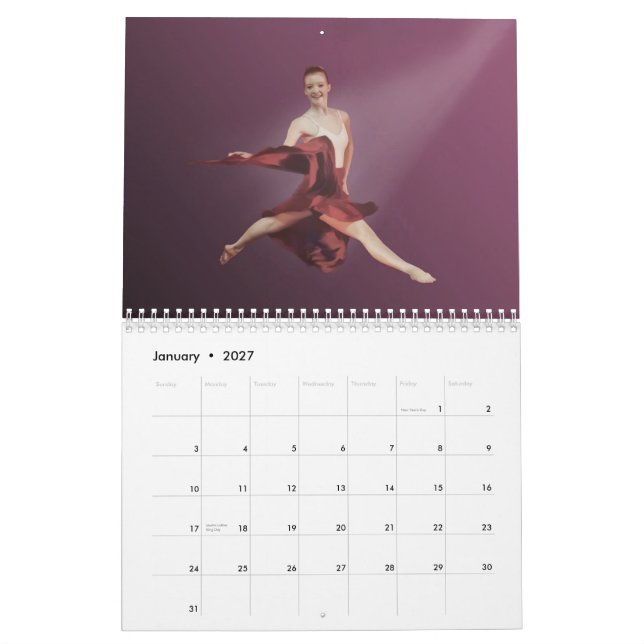 Calendrier du ballet 2015 (Jan 2027)