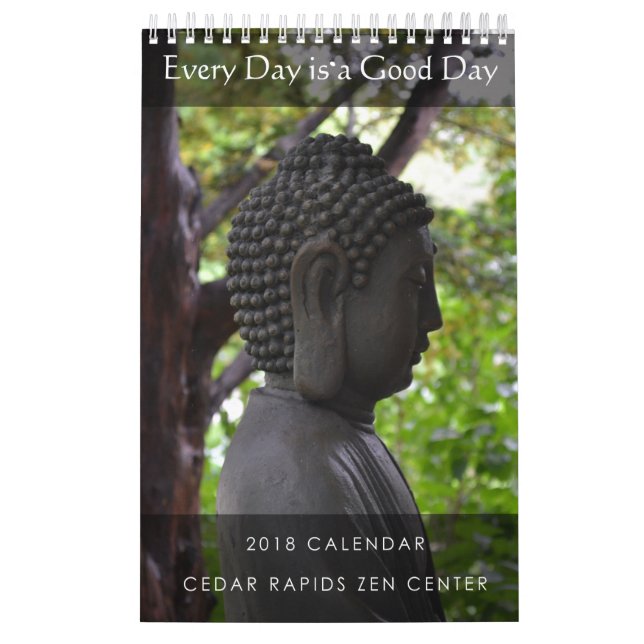 Calendrier du centre 2018 de zen de Cedar Rapids (Protection)