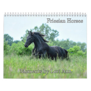 Calendrier du cheval friésien par moment Par Lori