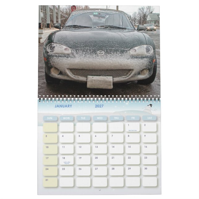 Calendrier du club Miata (Jan 2027)