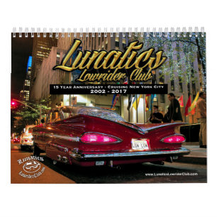 Calendrier du club NYC 2017 de Lowrider de
