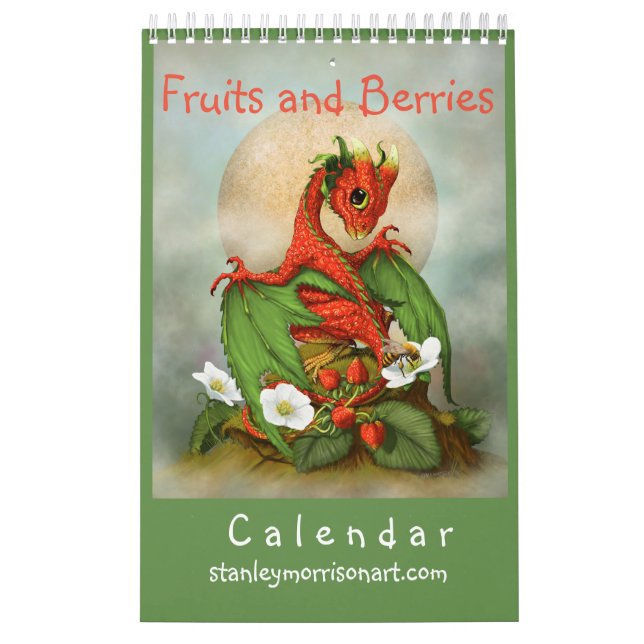 calendrier du dragon 2018 des fruits 11x7 et des (Protection)