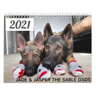 Calendrier du GSD de Jade et Jasper 2021