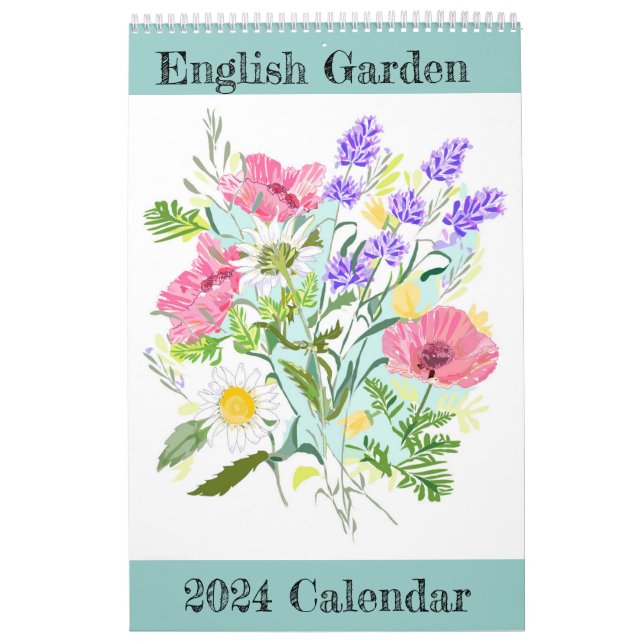 Calendrier du jardin anglais 2024 (Protection)