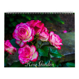 Calendrier du jardin rose