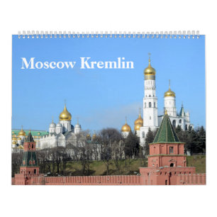 Calendrier du Kremlin de Moscou 12 mois