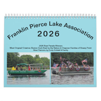 Calendrier du lac Franklin Pierce 2026