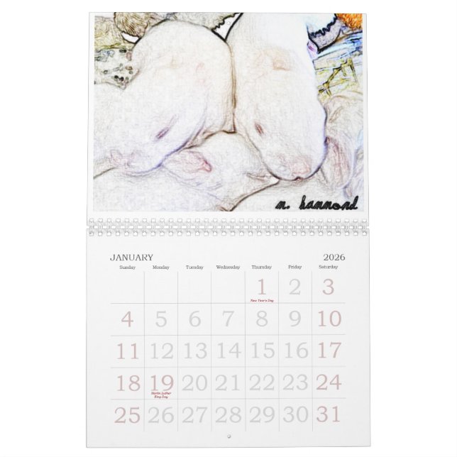 Calendrier du lapin 2011 de Weedscapes (Jan 2026)