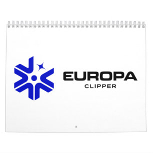 Calendrier du logo de la NASA Europa Clipper