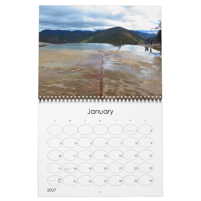 Calendrier du Mexique (Jan 2027)