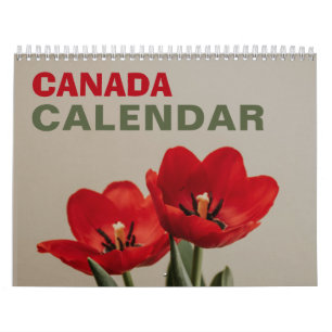 Calendrier du Mur de la nature du Canada 2026 Fête